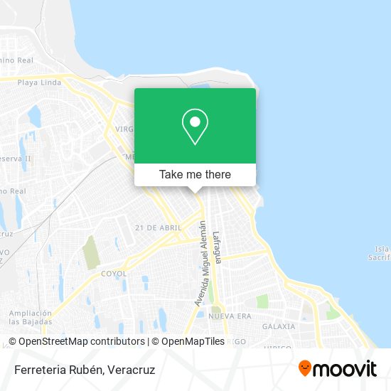 Ferreteria Rubén map
