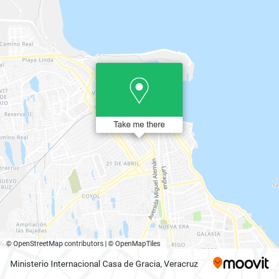 Mapa de Ministerio Internacional Casa de Gracia