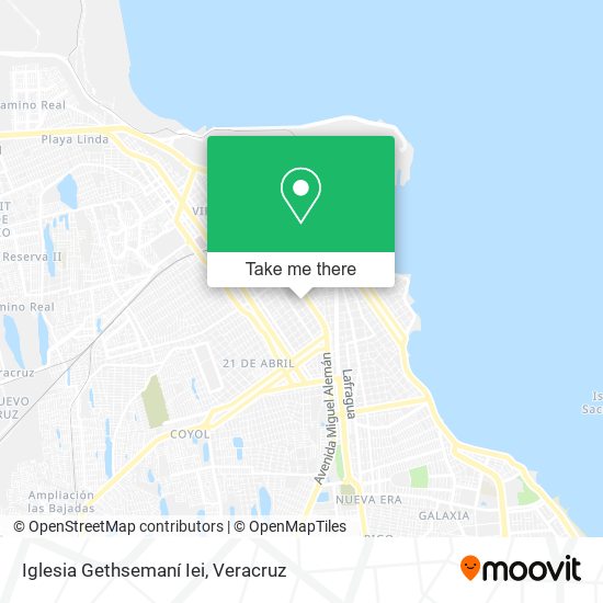 Iglesia Gethsemaní Iei map