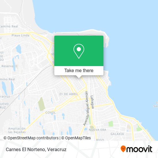 Carnes El Norteno map