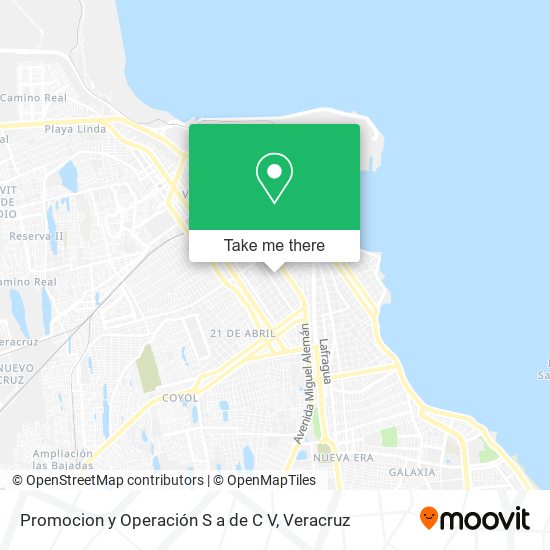 Promocion y Operación S a de C V map