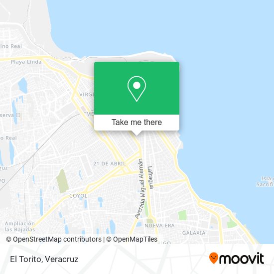 Mapa de El Torito