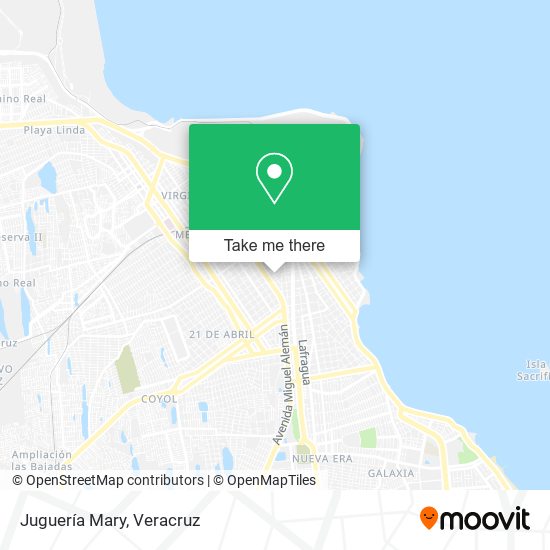 Mapa de Juguería Mary
