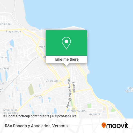 R&a Rosado y Asociados map