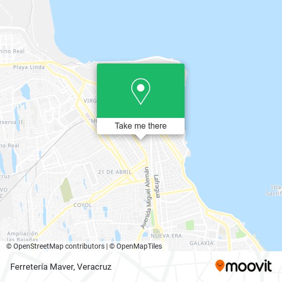 Ferretería Maver map