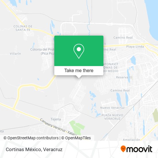 Mapa de Cortinas México