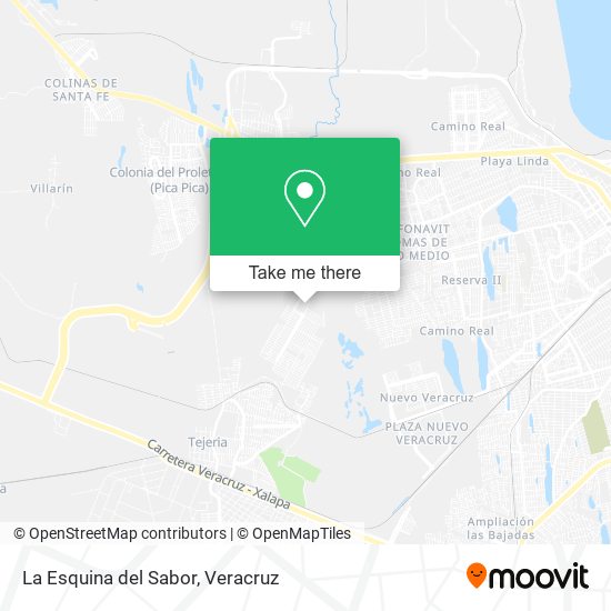 Mapa de La Esquina del Sabor