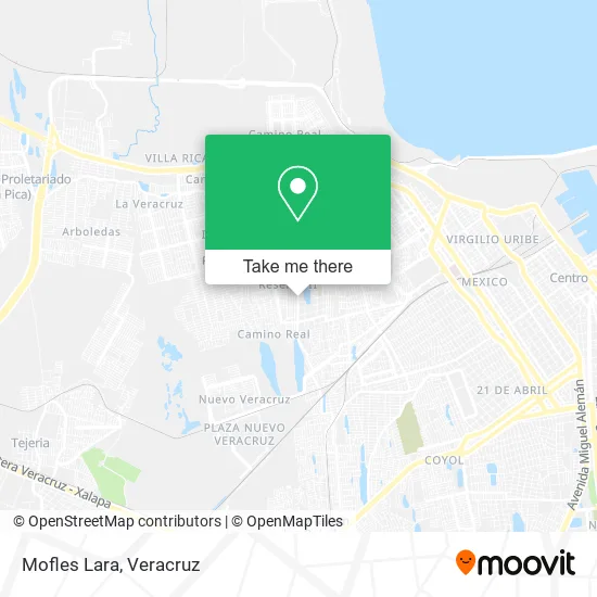 Mofles Lara map
