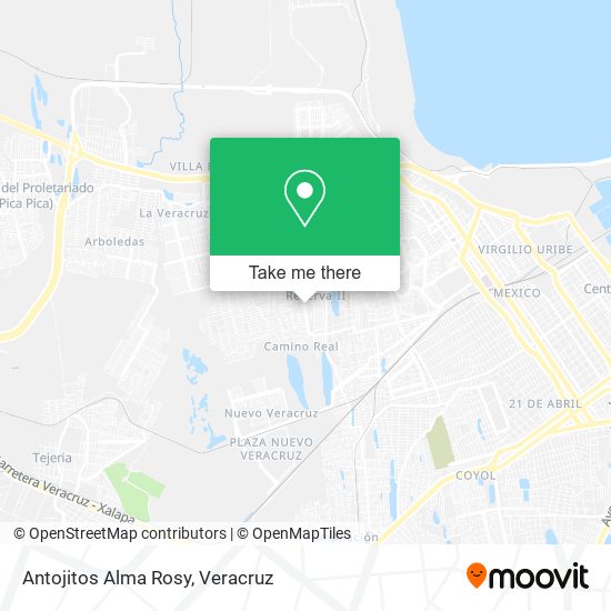 Mapa de Antojitos Alma Rosy