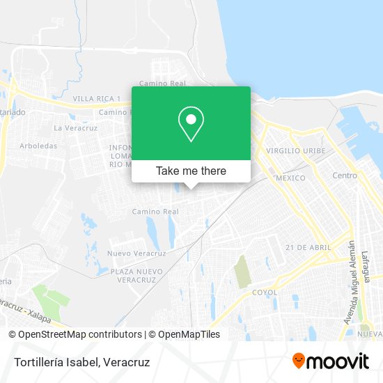 Tortillería Isabel map