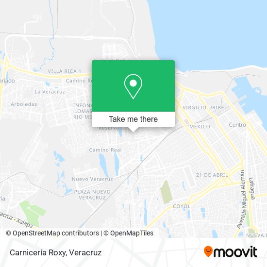 Mapa de Carnicería Roxy