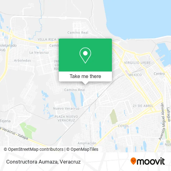 Constructora Aumaza map