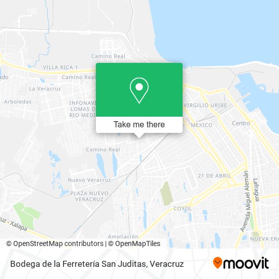 Mapa de Bodega de la Ferretería San Juditas