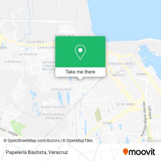Mapa de Papelería Bautista