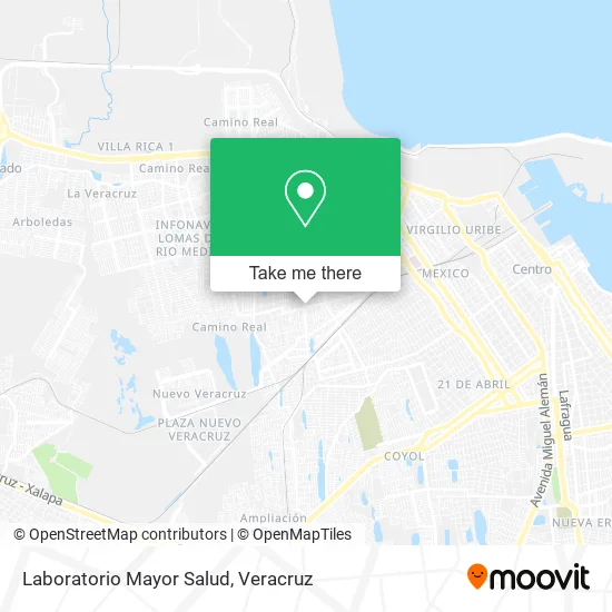 Laboratorio Mayor Salud map