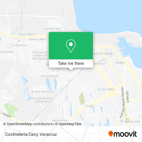 Cocktelería Cecy map