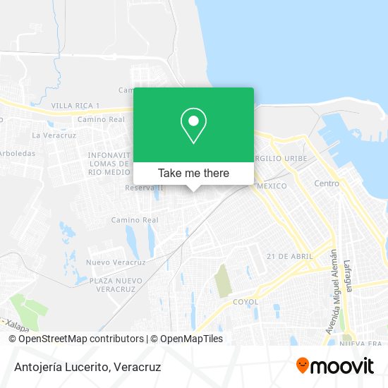 Mapa de Antojería Lucerito