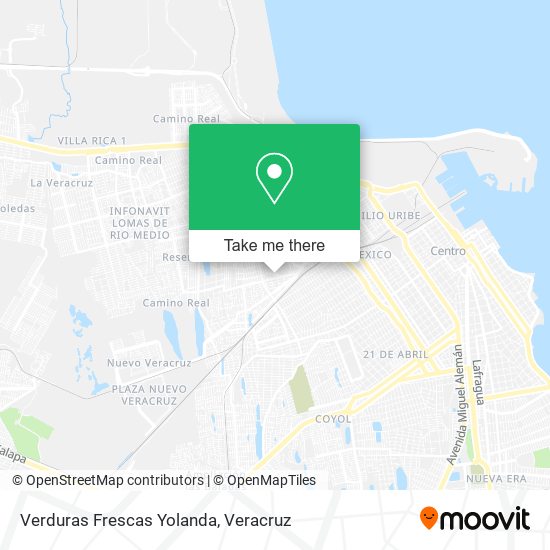 Mapa de Verduras Frescas Yolanda