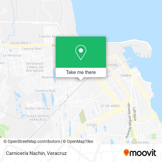 Carnicería Nachin map