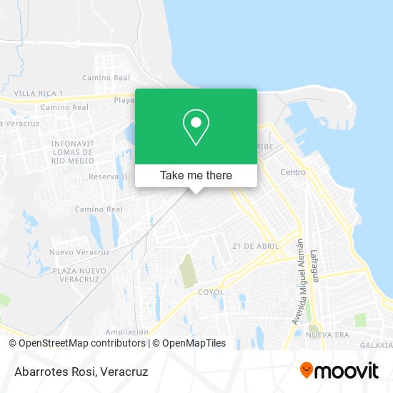 Mapa de Abarrotes Rosi