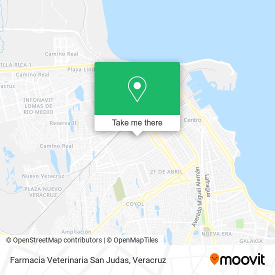 Mapa de Farmacia Veterinaria San Judas