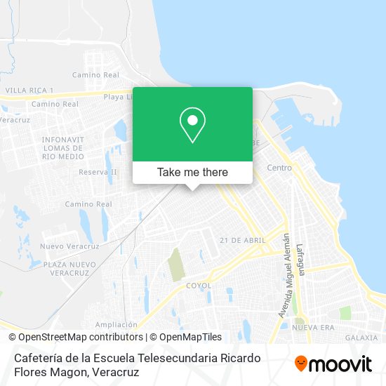 Cafetería de la Escuela Telesecundaria Ricardo Flores Magon map