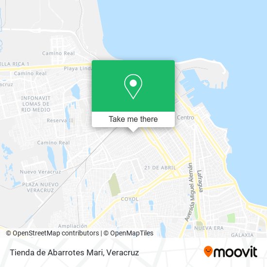 Mapa de Tienda de Abarrotes Mari