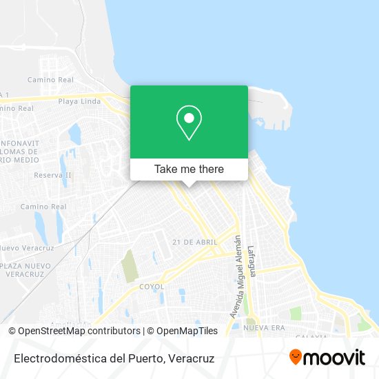 Electrodoméstica del Puerto map