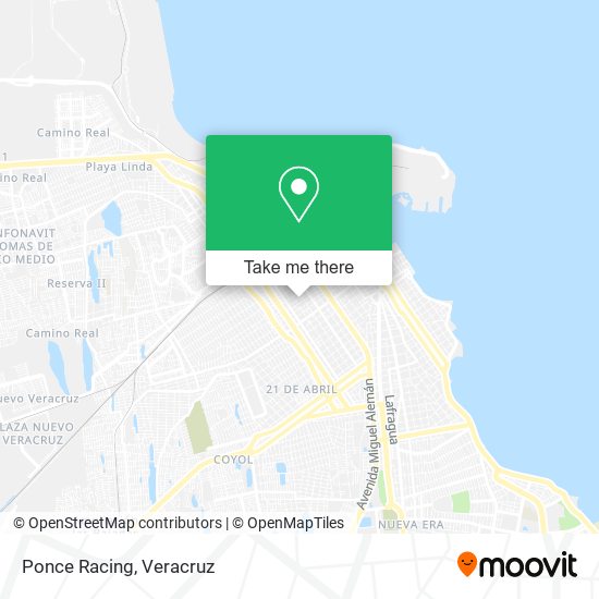 Mapa de Ponce Racing