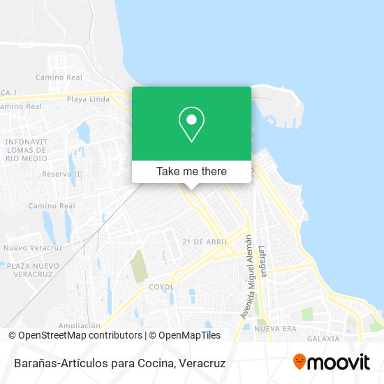 Barañas-Artículos para Cocina map