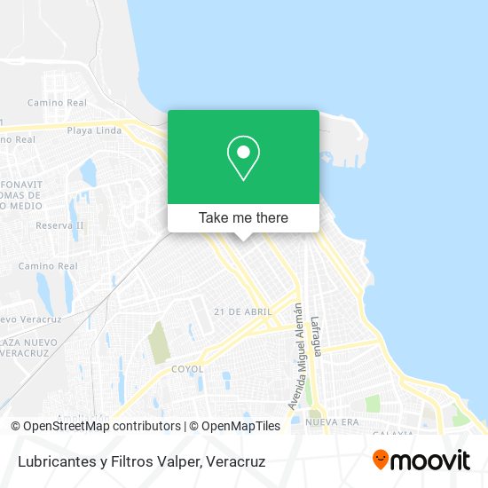 Mapa de Lubricantes y Filtros Valper