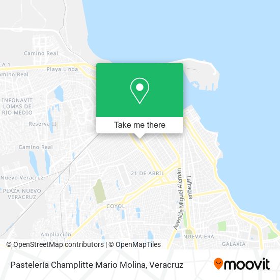 Pastelería Champlitte Mario Molina map
