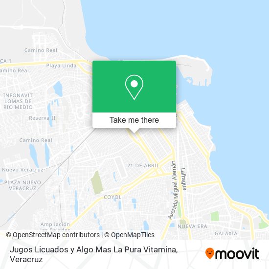 Jugos Licuados y Algo Mas La Pura Vitamina map