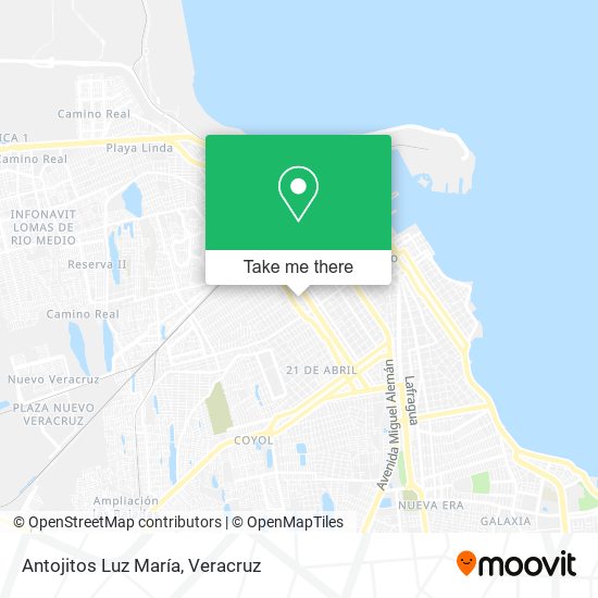 Antojitos Luz María map