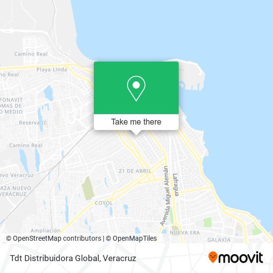 Mapa de Tdt Distribuidora Global