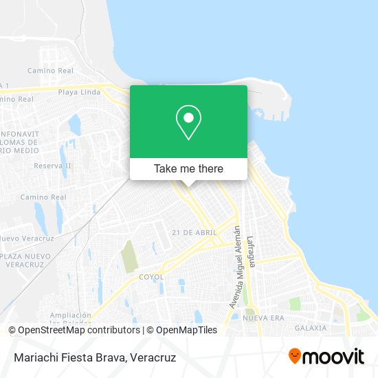 Mariachi Fiesta Brava map
