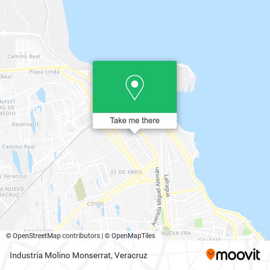 Industria Molino Monserrat map
