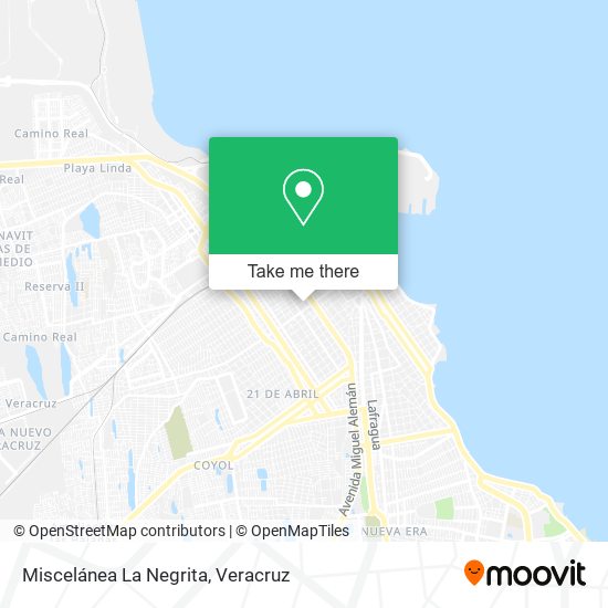 Mapa de Miscelánea La Negrita