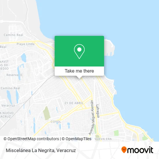 Miscelánea La Negrita map