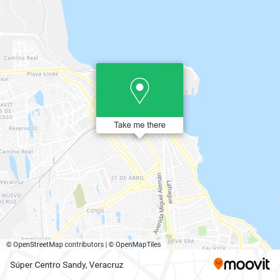 Súper Centro Sandy map