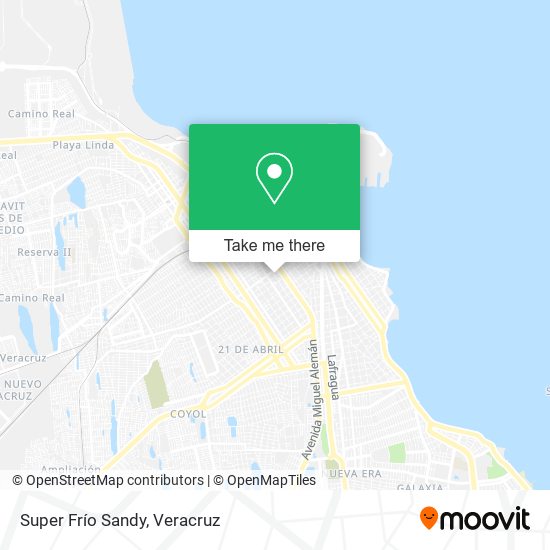Super Frío Sandy map