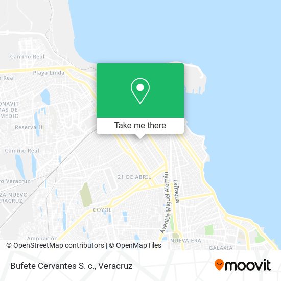 Bufete Cervantes S. c. map