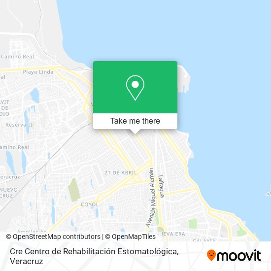 Cre Centro de Rehabilitación Estomatológica map
