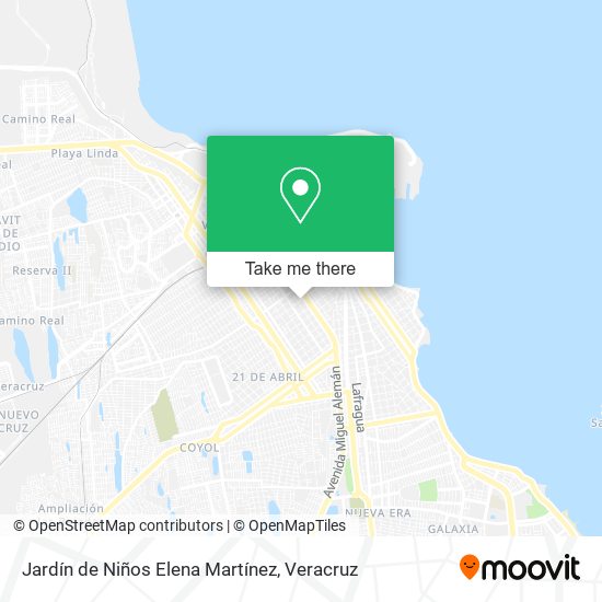 Jardín de Niños Elena Martínez map