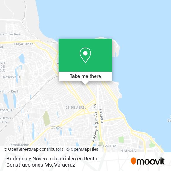 Bodegas y Naves Industriales en Renta - Construcciones Ms map