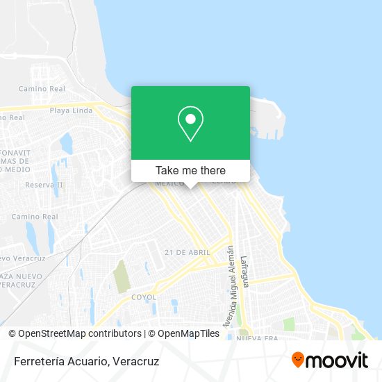 Ferretería Acuario map