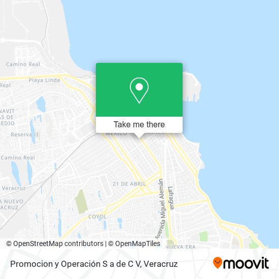 Mapa de Promocion y Operación S a de C V