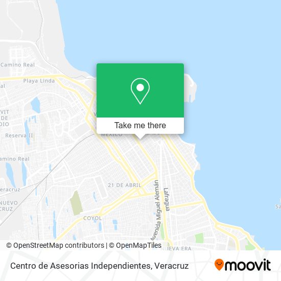 Centro de Asesorias Independientes map