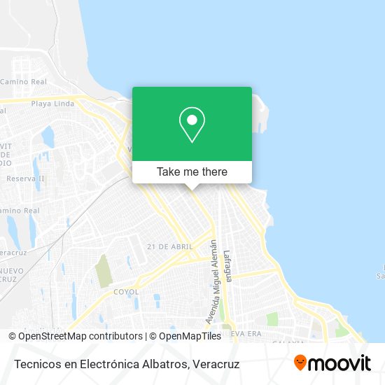 Mapa de Tecnicos en Electrónica Albatros