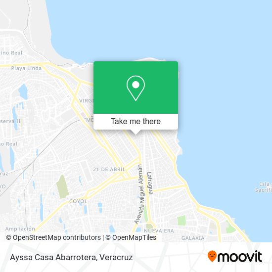 Mapa de Ayssa Casa Abarrotera